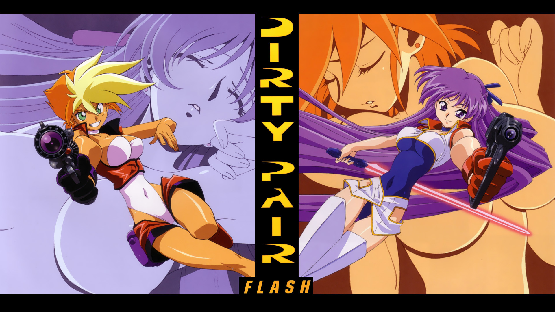 Dirty Pair Flash Background