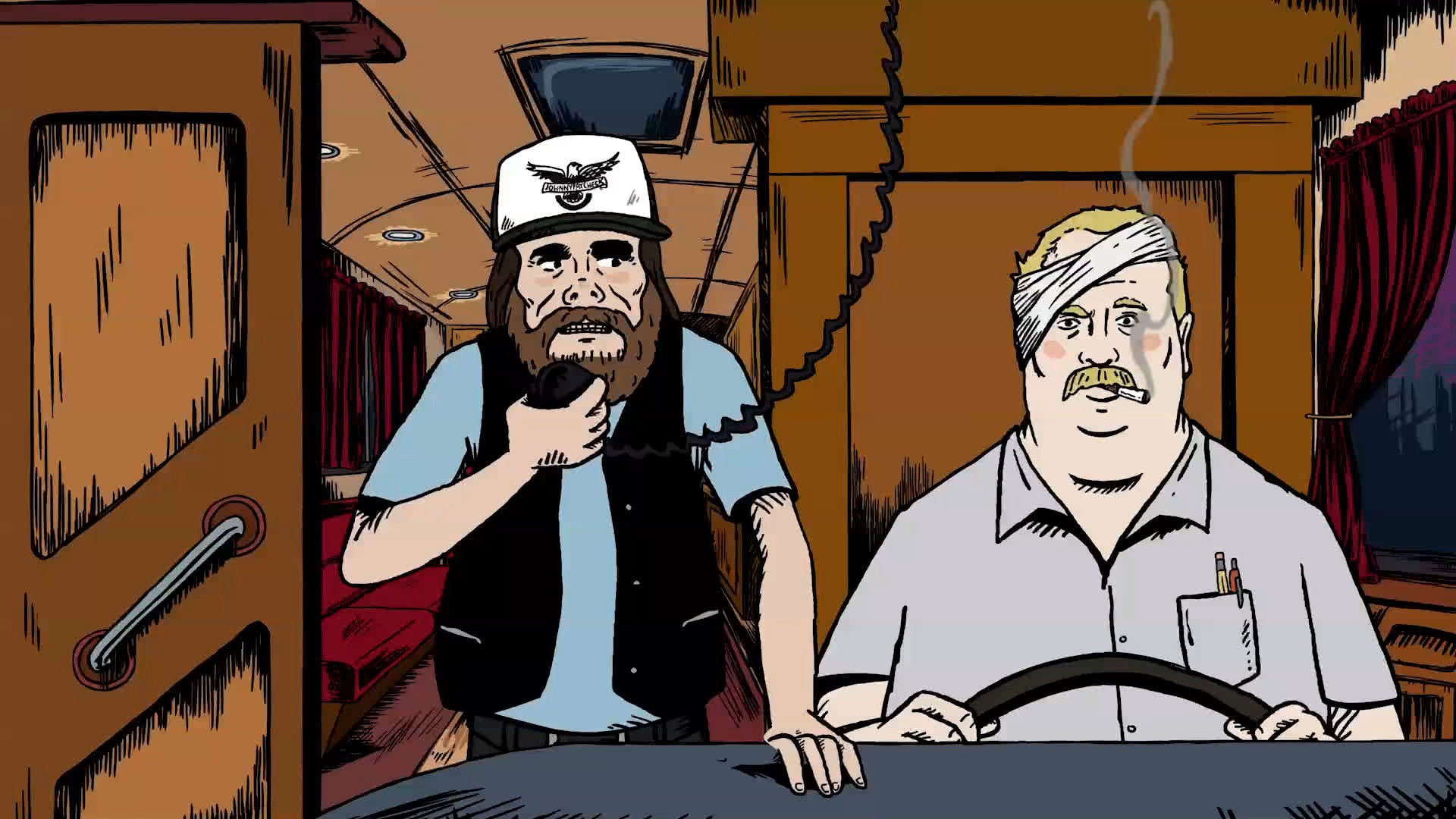 Mike Judge Presents: Tales from the Tour Bus Background