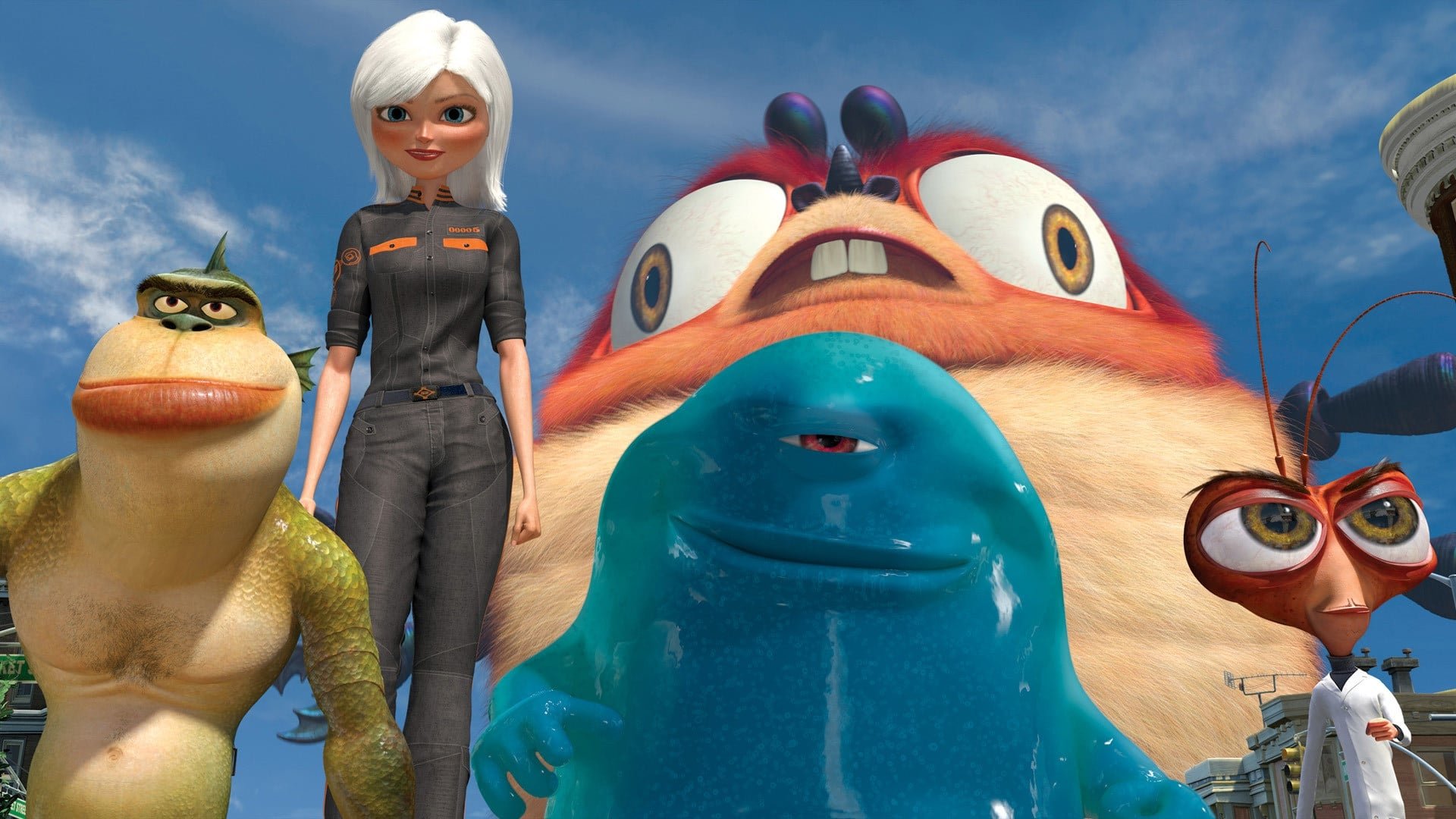 Monsters vs Aliens Background