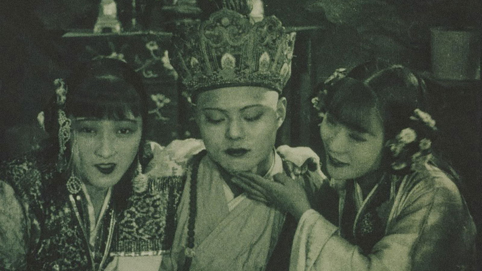 The Cave of the Silken Web Background