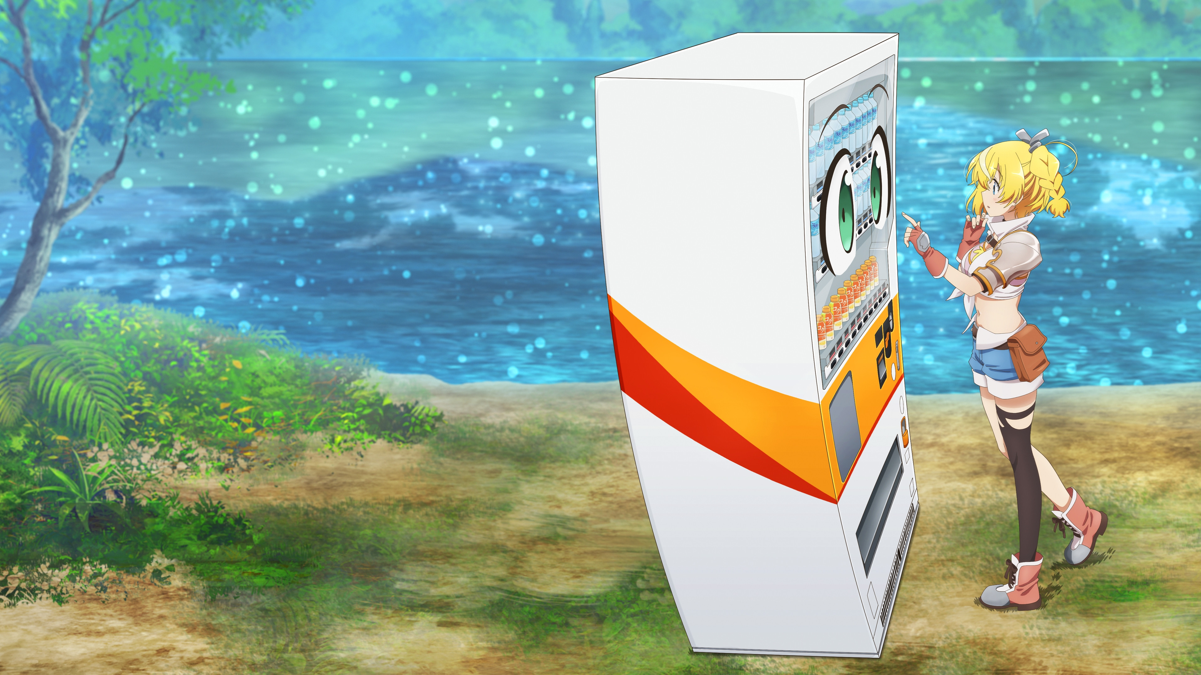 Reborn as a Vending Machine, I Now Wander the Dungeon Background