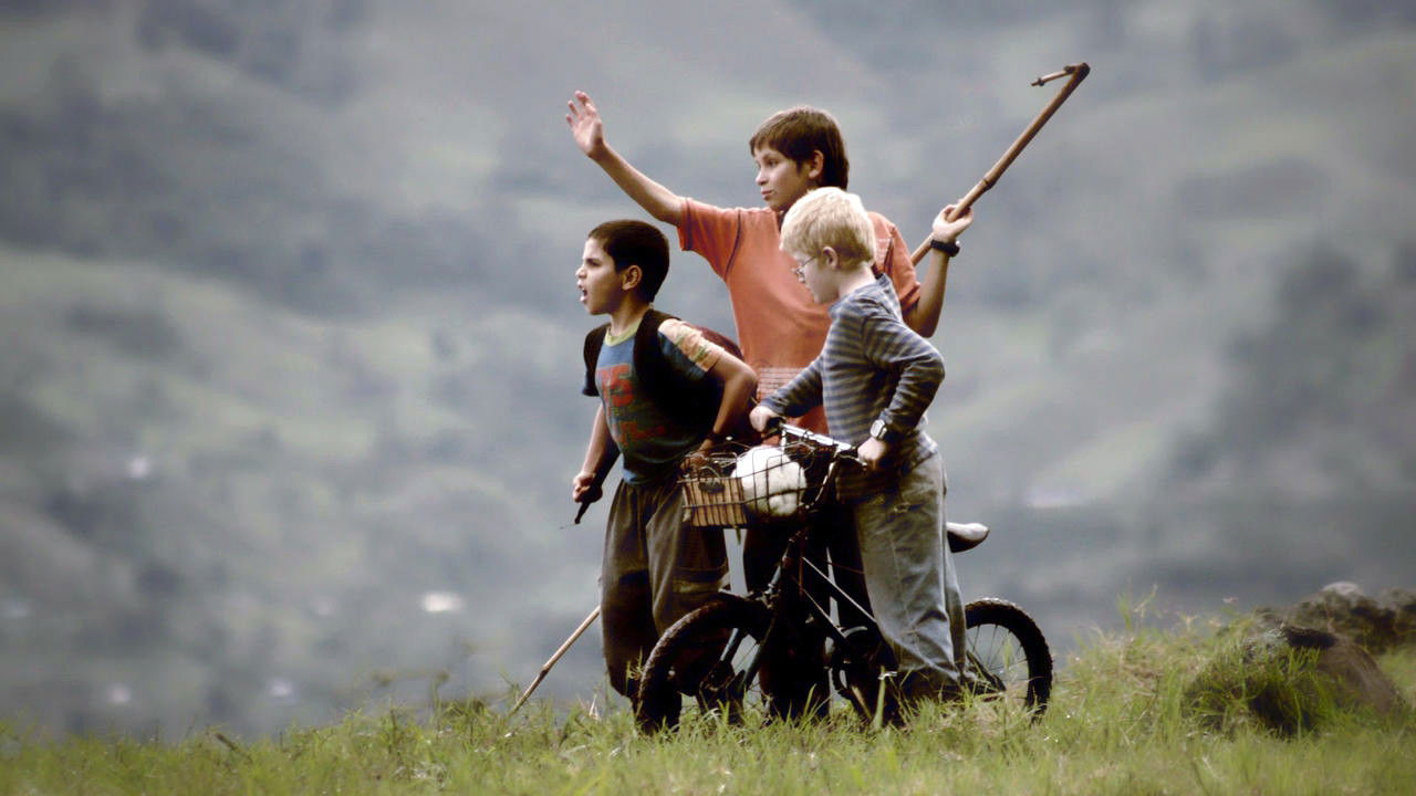 Los colores de la montaña Background