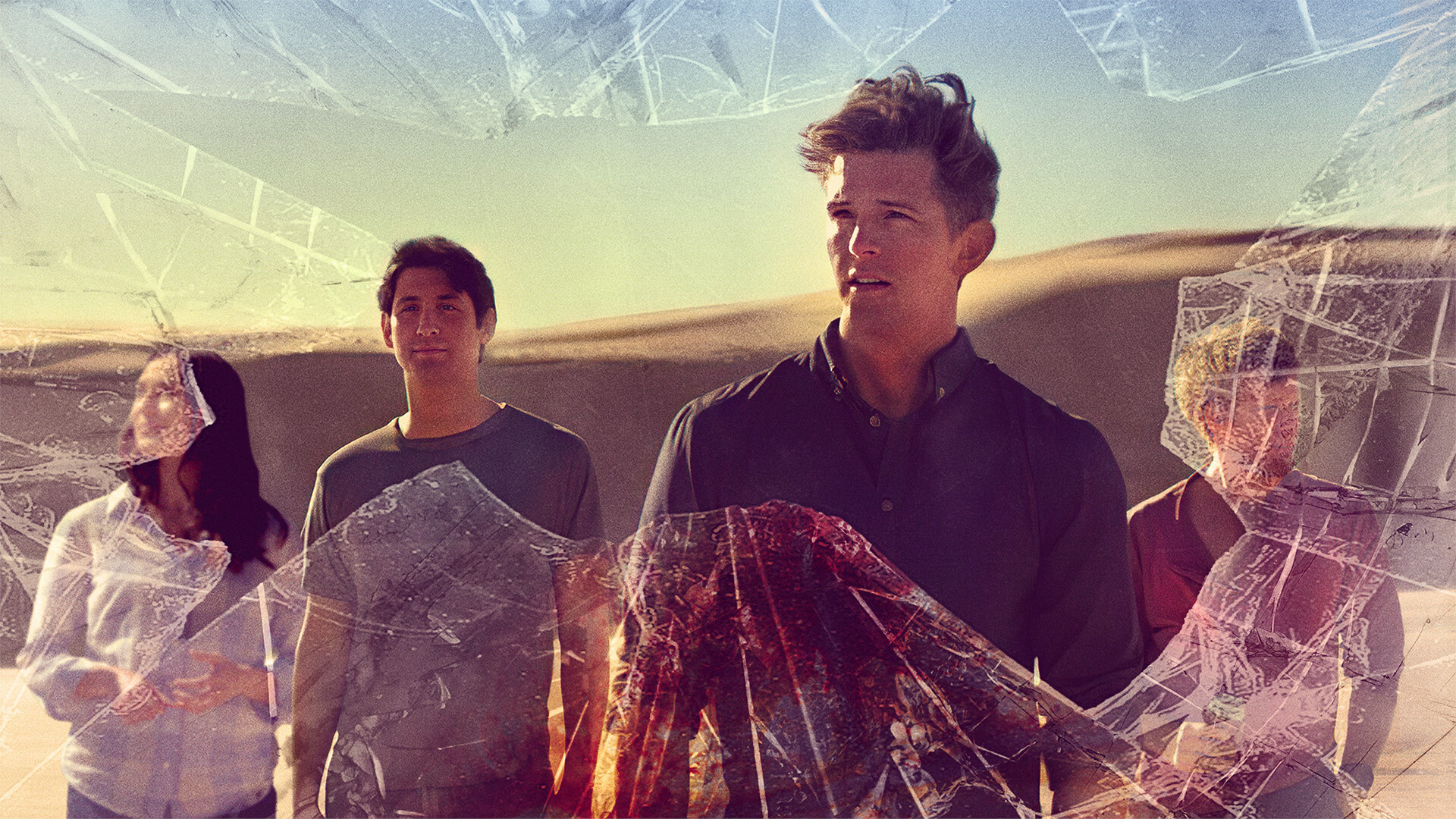 Up On The Glass Background