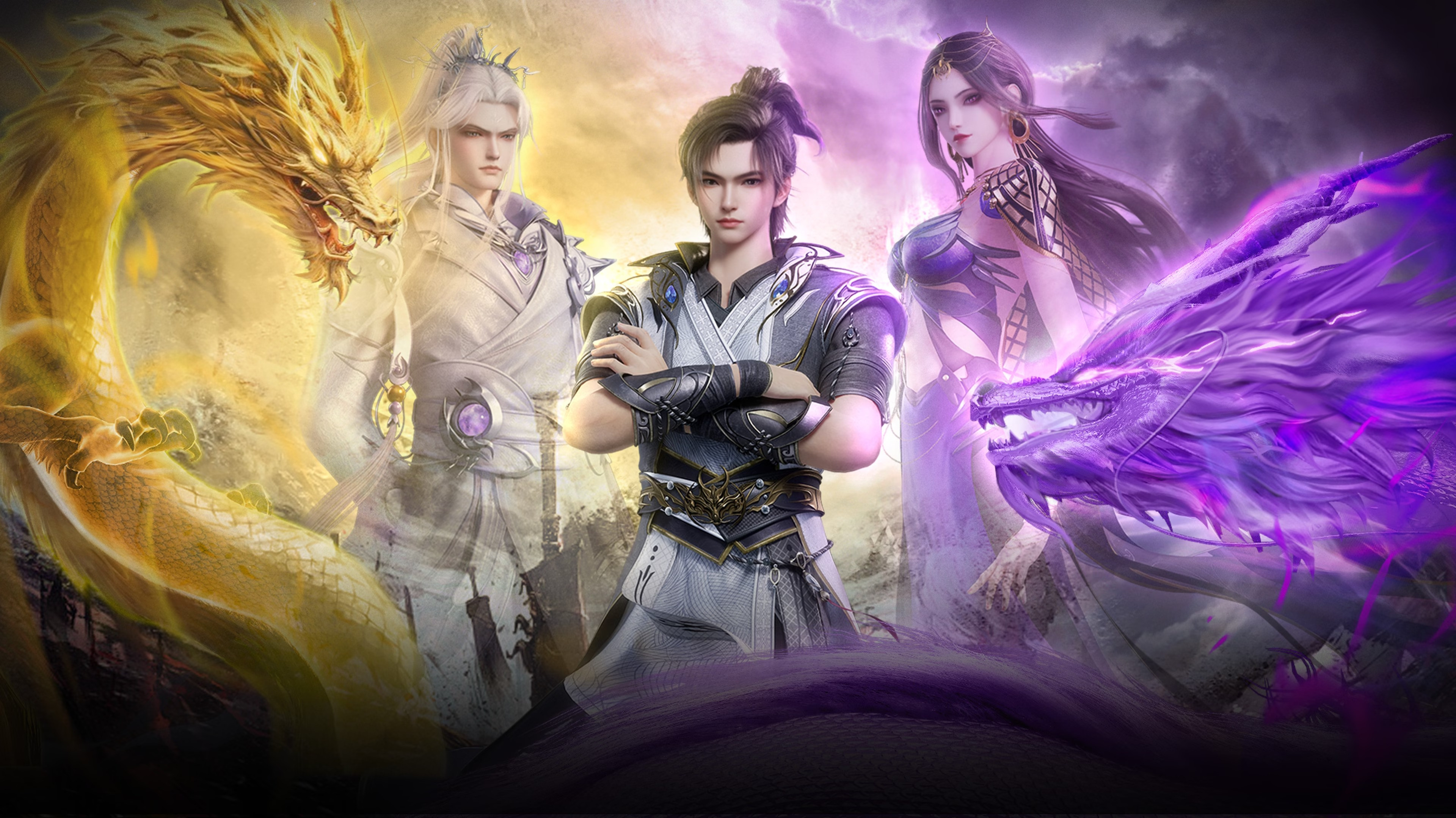 The Rise of Twin Souls Background