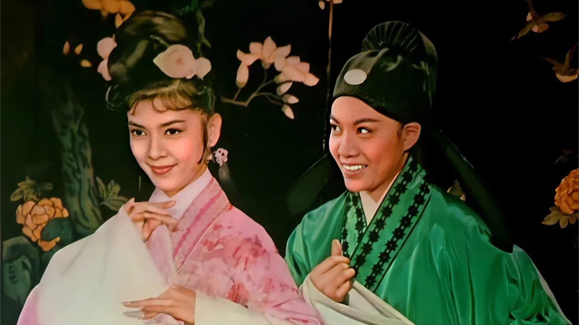 Three Charming Smiles Background