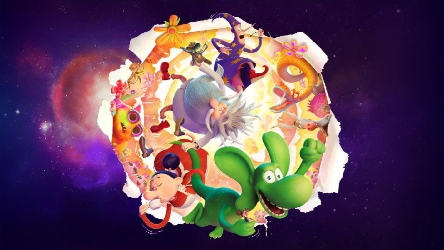 The Green Dinosaur Background