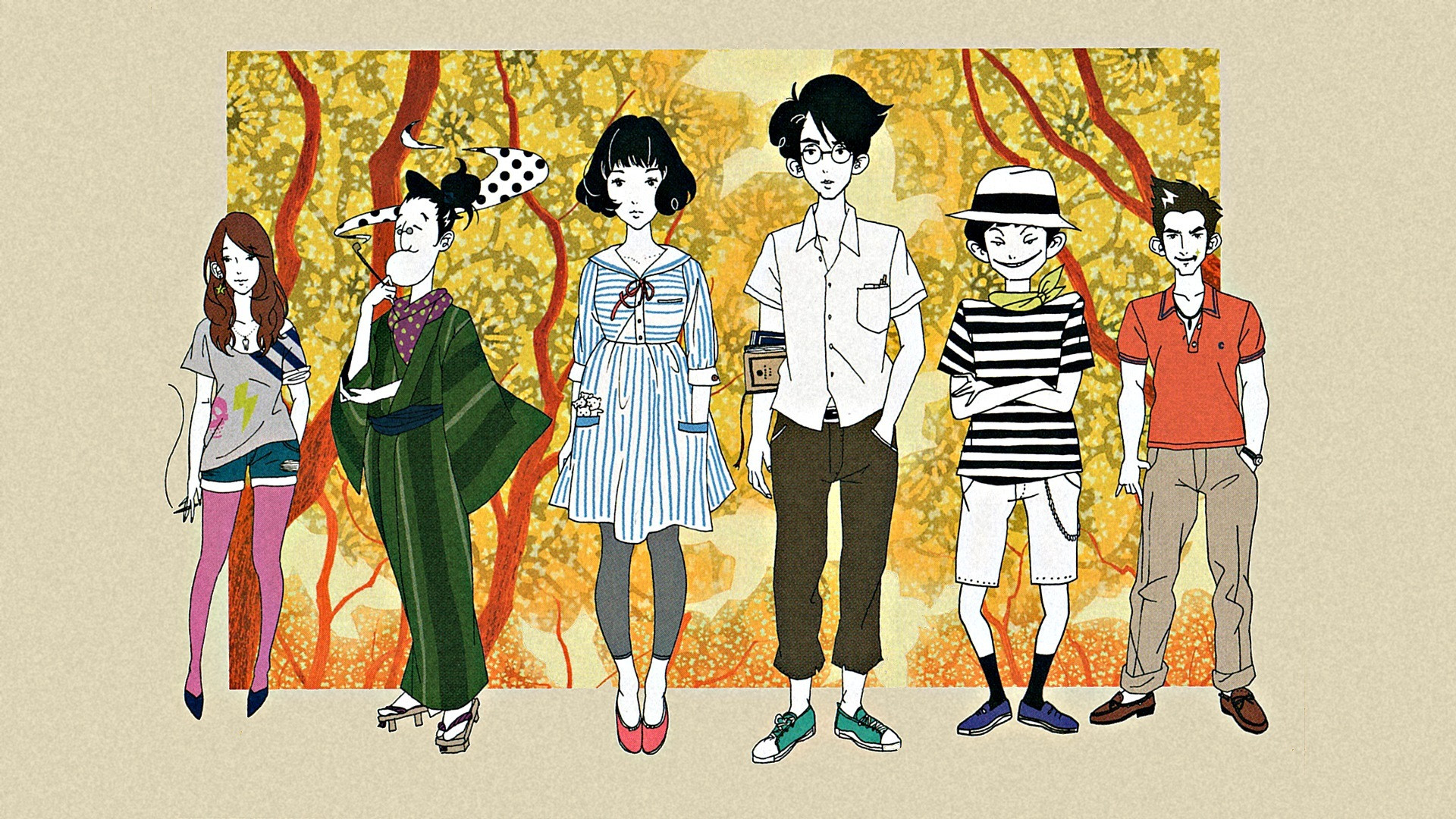 The Tatami Galaxy Background