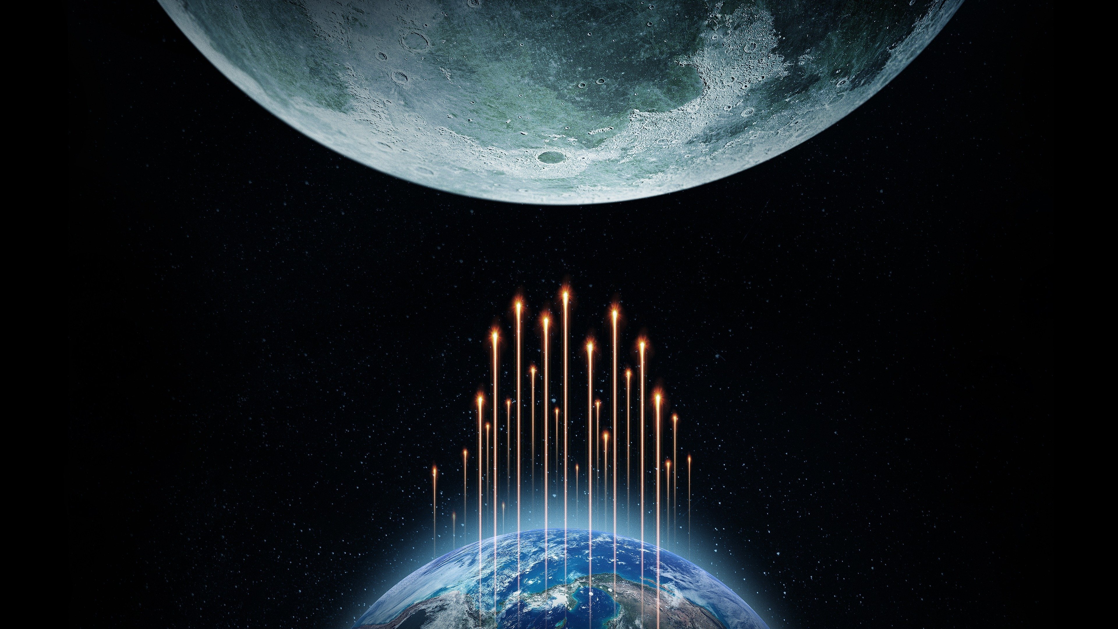 Moon Crash Background